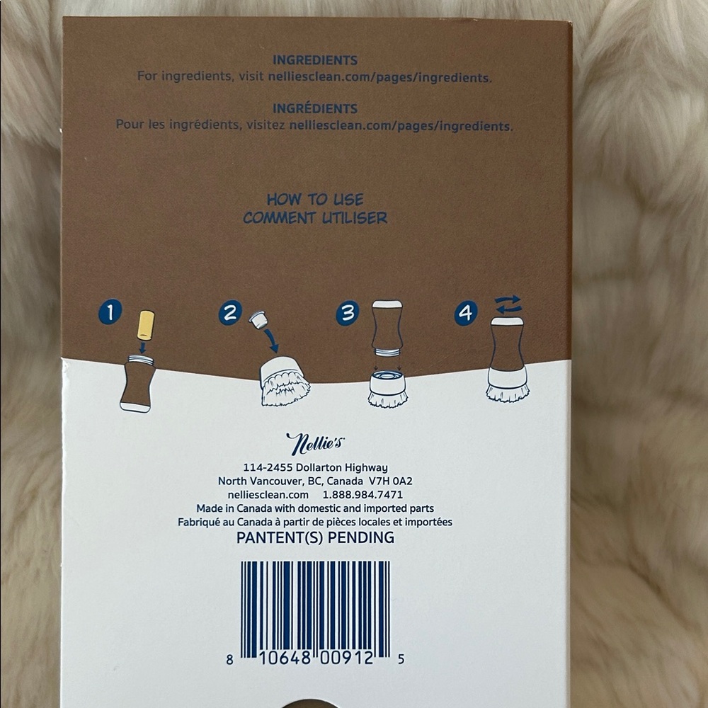 Jilly Box fall 25/Nellie’s Dish Brush Set Handheld Dish Brush - Brown&White - Picture 4 of 4